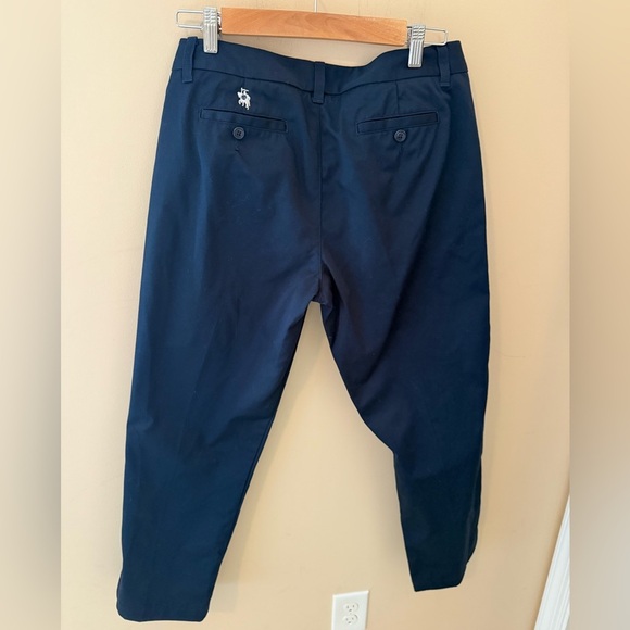 Lands End navy cotton poly chino work pant size 6 - Picture 2 of 6